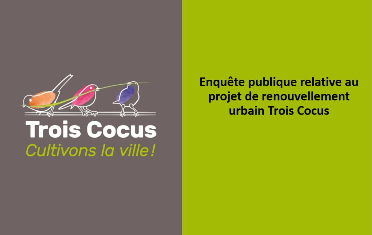 Avis d'enquête d'utilité publique PRU 3 cocus