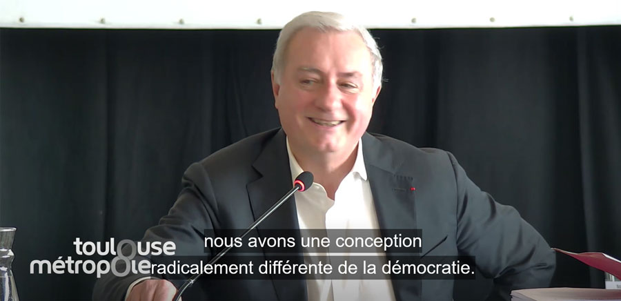 La conception radicale de la démocratie de Moudenc