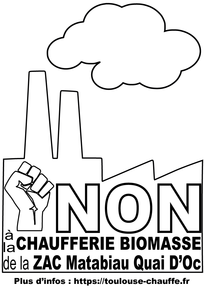 affiche vierge non à la biomasse