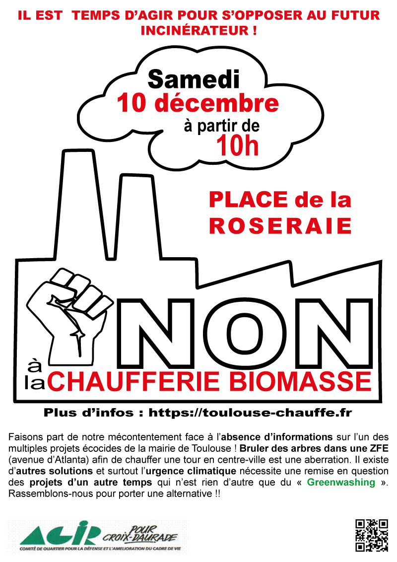 affiche manif 10 décembre biomasse roseraie